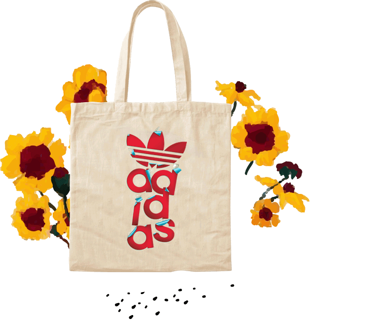 estampado bolsas de tela